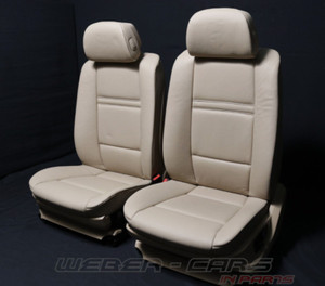 BMW 5er E60 E61 Lederausstattung Leder Sitze BEIGE Elektrisch Sitzheizung Memory