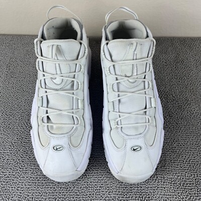 Nike Air Max Penny 1 White Metallic Silver Shoes Sneakers Men's