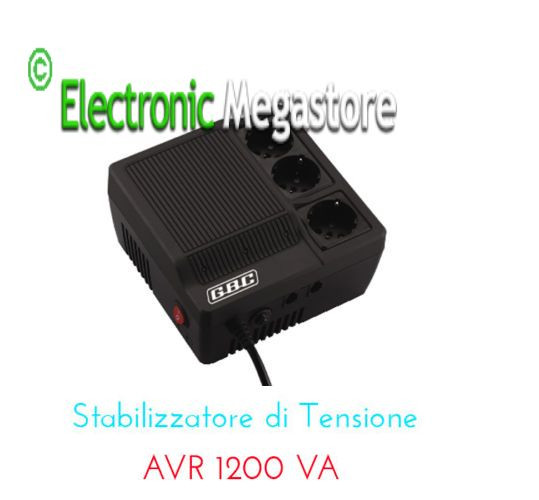 Stabilizzatore di tensione 1200 VA adatto per tenere costante la 220 Volt GBC !