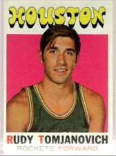 1971-72 Topps #91 Rudy Tomjanovich NM Near Mint RC Rookie Rockets ID:39769