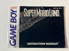 Super Mario Land 1 GameBoy Nintendo Instruction Manual Only