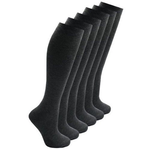 12 pares de calcetines ricos en algodón hasta la rodilla para niñas, calcetines de regreso a la escuela - Imagen 15 de 20