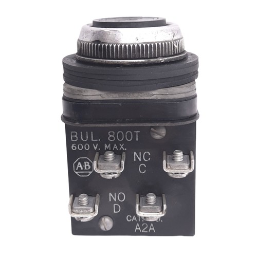 Interruptor pulsador Allen Bradley 800T-A2A, ø30 mm, 1NC 1NO, 600V 10A máx. - Imagen 2 de 5