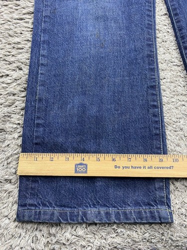 EVISU Genes Jeans Men 36x33 Baggy Button Fly Grudge Skater Hip Hop Japan Indigo - Picture 6 of 12