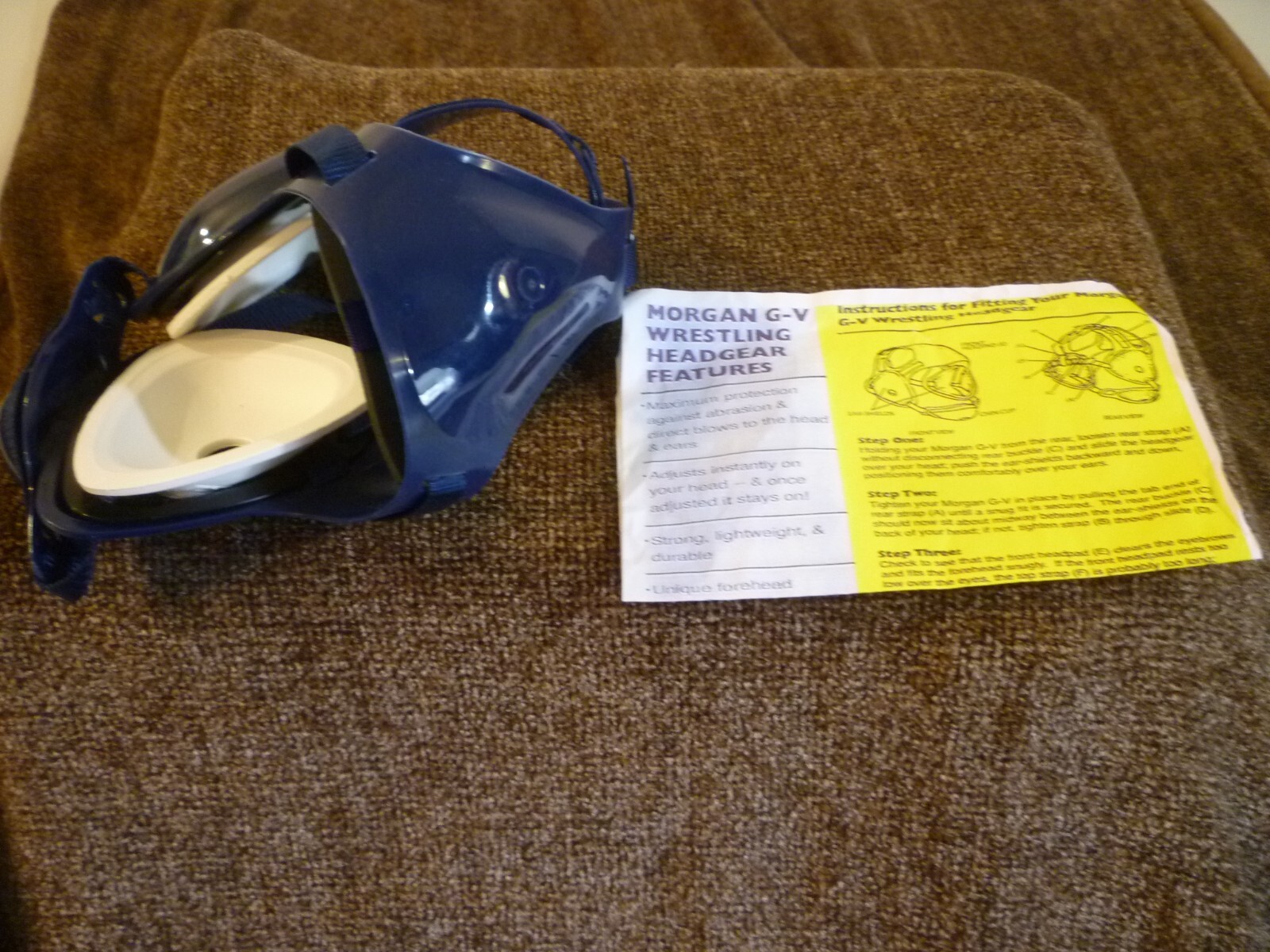 GV Wrestling Headgear Navy 43 Adult New FREE SHIP eBay