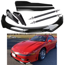 For Mitsubishi 3000GT Front Bumper Lip Splitter Spoiler Body Kit Side Skirt