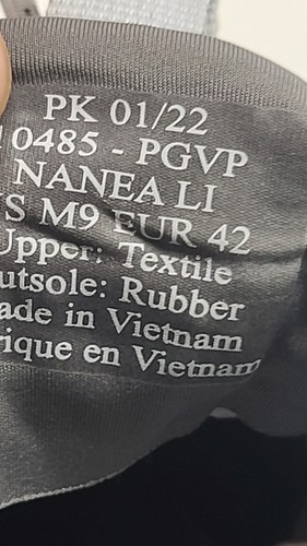Sneakers da uomo OluKai Nanea Li grigio pallido/vapore stringate atletiche taglia 9 eccellenti - Foto 11 di 11
