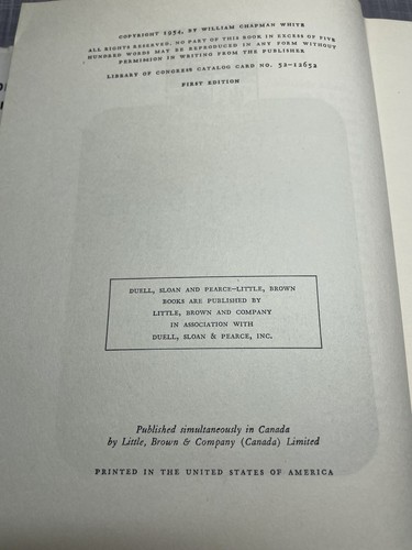 1954 1. Auflage "Adirondack Country" William Chapman White Autor signiert - Bild 6 von 15