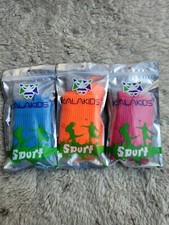 Kalakids Sport Socks 3 Packs Knee High Tube Socks Towell Bottom Pressure ,Soccer