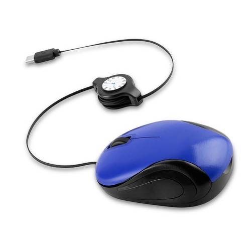 USB C Corded Mini Mouse Small Mouse with Retractable Cable for Travel Kids Gift - Picture 5 of 8