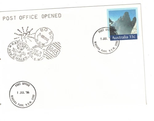 Australia 1996 45c FIRST  DAY POST OFFICE Cover,NIAGRA PARK NSW