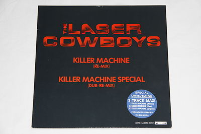 The Laser Cowboys ''Killer Machine (Re-Mix)''  Maxi Single 12'' Vinyl No.4856 Rare