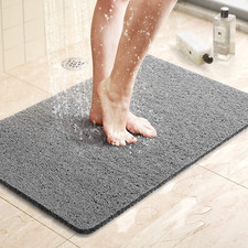 Shower Mat Bathtub Mat,24X16 Inch, Non-Slip Bath Mat with Drain, Quick Drying PV
