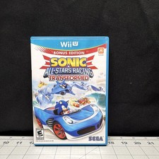 Sonic & All-Stars Racing Transformed Bonus Edition Nintendo Wii U, 2012 no book