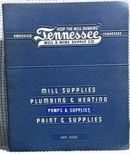 Tennessee Mill & Mine Supply Company Catalog 1956 Knoxville 
