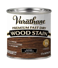 Varathane Premium Fast Dry Wood Stain, Half Pint, Dark Walnut