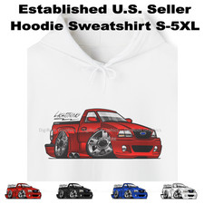 DigiRods Ford SVT Lightning Truck Model Cartoon Car White Hoodie Sweatshirt
