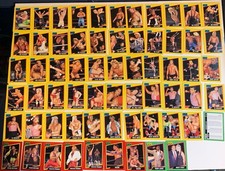 1991 WCW Trading Cards by Impel 64 cards total. 