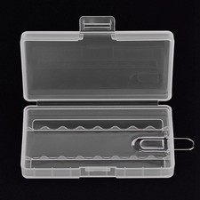5pc Hard PP Battery Case Holder For 8 AAA With Hook