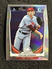 TAYLOR SPARKS #CDP55 2014 Bowman Draft Chrome Refractor Cincinnati Reds