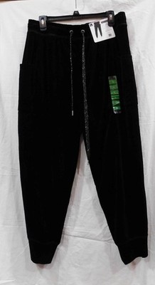NWT - Ms. Ribbed Velour Jogger Pants from Zac & Rachel - Black - Sz L