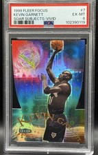 1999-00 Fleer Focus Soar Subjects Vivid 42/50 Kevin Garnett #7V PSA 6 HOF RARE