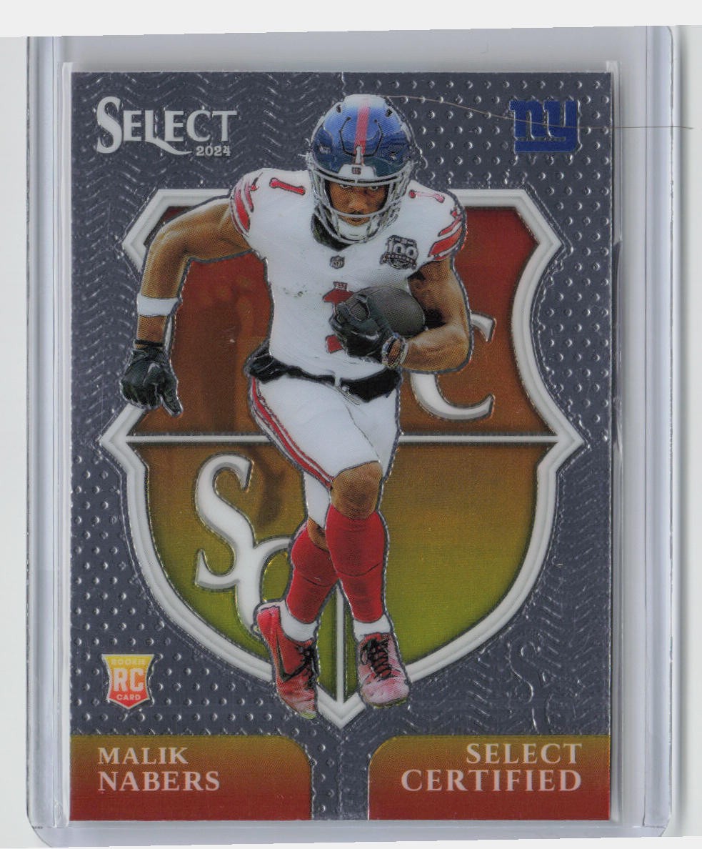 2024 Panini Select #6 Malik Nabers Select Certified Rookies