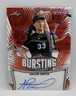 2025 Leaf Vivid Baseball Hagen Smith White Sox Red Bursting w Talent Auto 2/2