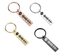 Spotify Code Keychain, Personalized Music Code Gift for Music Lovers, Custom USA