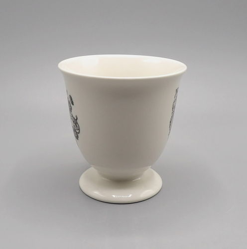 Monogrammed Mug – Missus by Anthropologie Letter M Footed Coffee Cup Mug - Picture 4 of 11