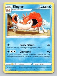 Kingler 044/202 Sword & Shield Base Set Uncommon