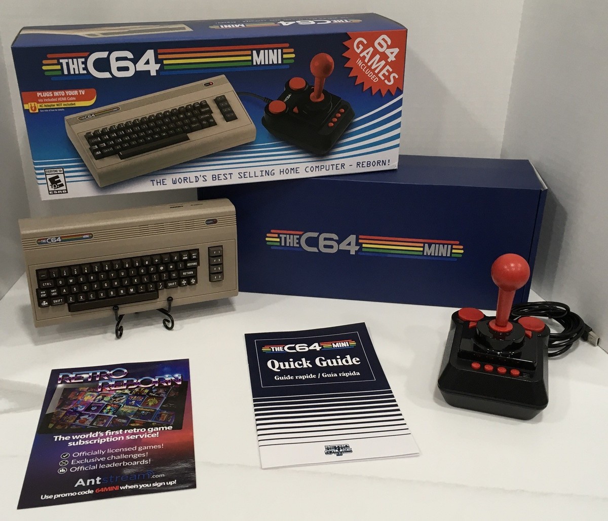 Commodore C64 Mini Retro Console NEW OTHER 64 Games Joystick Complete