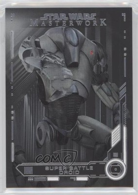 2019 Topps Star Wars Masterwork Super Battle Droid #37 e6j