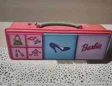 Vtg Barbie Accessory Pink Case 1999 Mattel Tara Toy Corp Drawers No Accessories