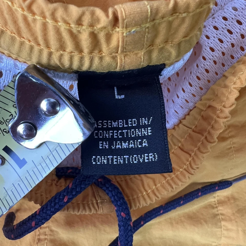 Pantalones Cortos Vintage Patagonia Baggies Para Hombre Grandes Naranja Bañador Malla Forrados Foto 3 de 4