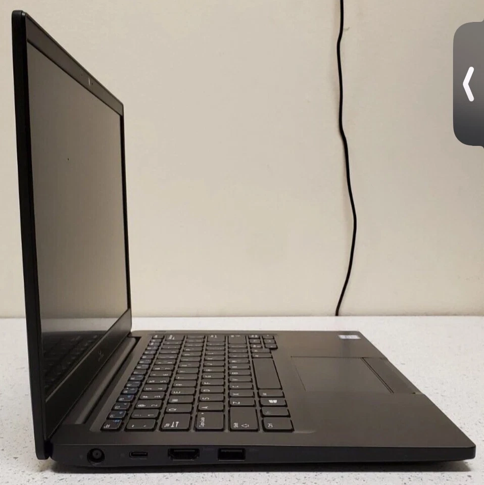 Ноутбук Dell Latitude 7390 полная высокая четкость i5-8-го поколения 8 ГБ твердотельный накопитель 256 ГБ Windows 11 + зарядное устройство - Изображение 3 из 4