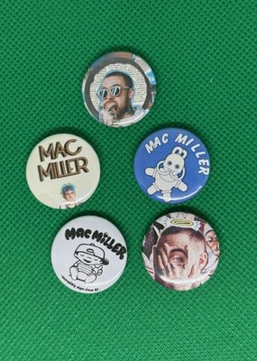 Set of 5 Badges - Mac Miller