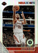 2019-20 Panini Premium Stock Austin Rivers Houston Rockets #72 Silver Prizm