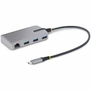 Startech 3-Port Usb-C Hub With Ethernet 3X Usb-A Ports Gbe 5Gbps Bus-Powered 1Ft