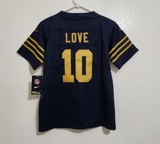 YOUTH GB PACKERS Customized Love #10 Green Stitched Jersey Size M (10/12) NWT