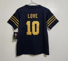 YOUTH GB PACKERS Customized Love #10 Green Stitched Jersey Size M (10/12) NWT