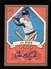 2019 Diamond Kings DK 205 Signatures Holo Gold 25/25 Cal Ripken Jr Auto HOF 5m1