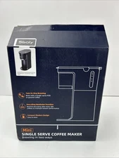 Sboly Single Serve Mini Coffee Maker - Black- New Open Box