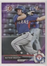 2017 Bowman Draft Purple 11/250 Matthew Whatley #BD-121 s3g
