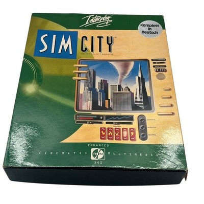 Sim City Enhanced - Big Box PC CD Rom Interplay