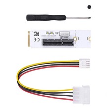 PC  Metal NGFF M.2 M Key to PCI 4X Adapter For 1X 4X PCIE Slot Versatile