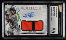 2022 Topps Inception 33/249 Jose Siri #IAP-JSI CSG 9.5 Mint Plus Patch Auto 0a9a