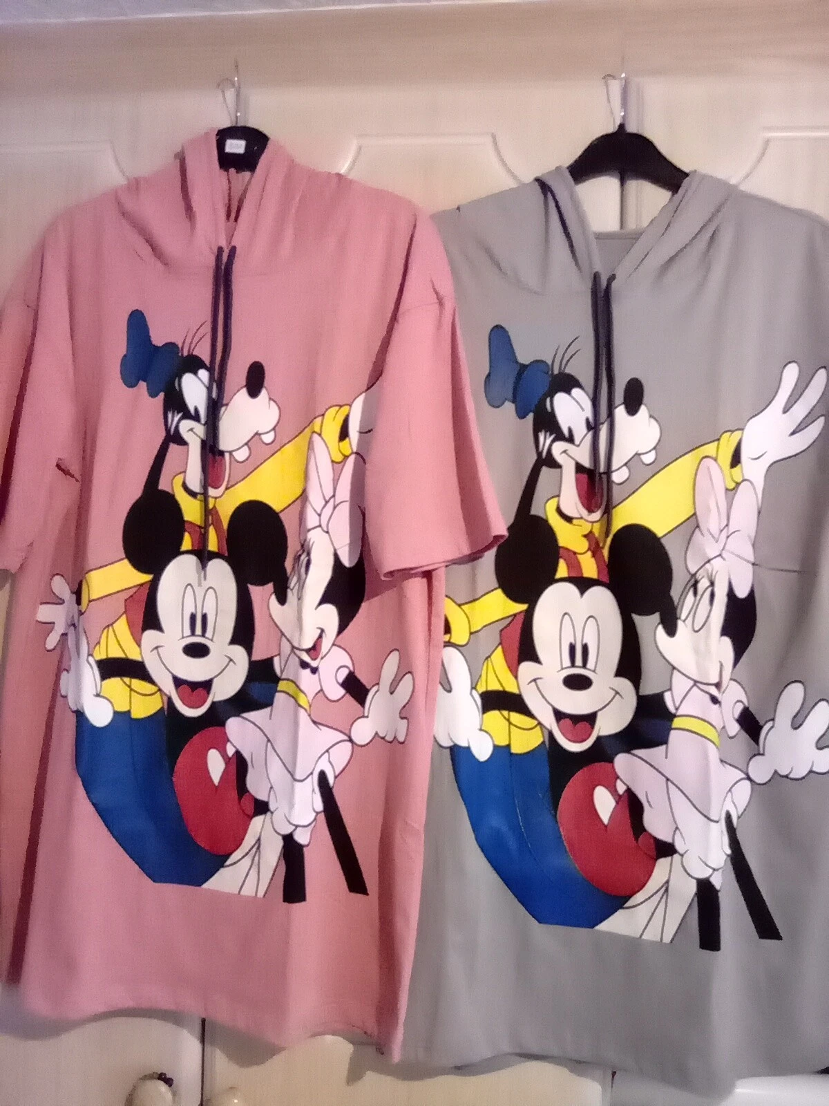 2Sets Girls Hoodie Disney T-shirt Dress Short Sleeve Age 15-16 yrs