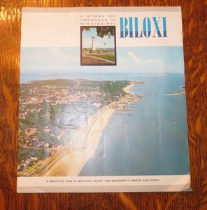 ☆ STORY OF PROGRESS IN MISSISSIPPI -BILOXI - 1961 Photo Promotion Booklet Guide