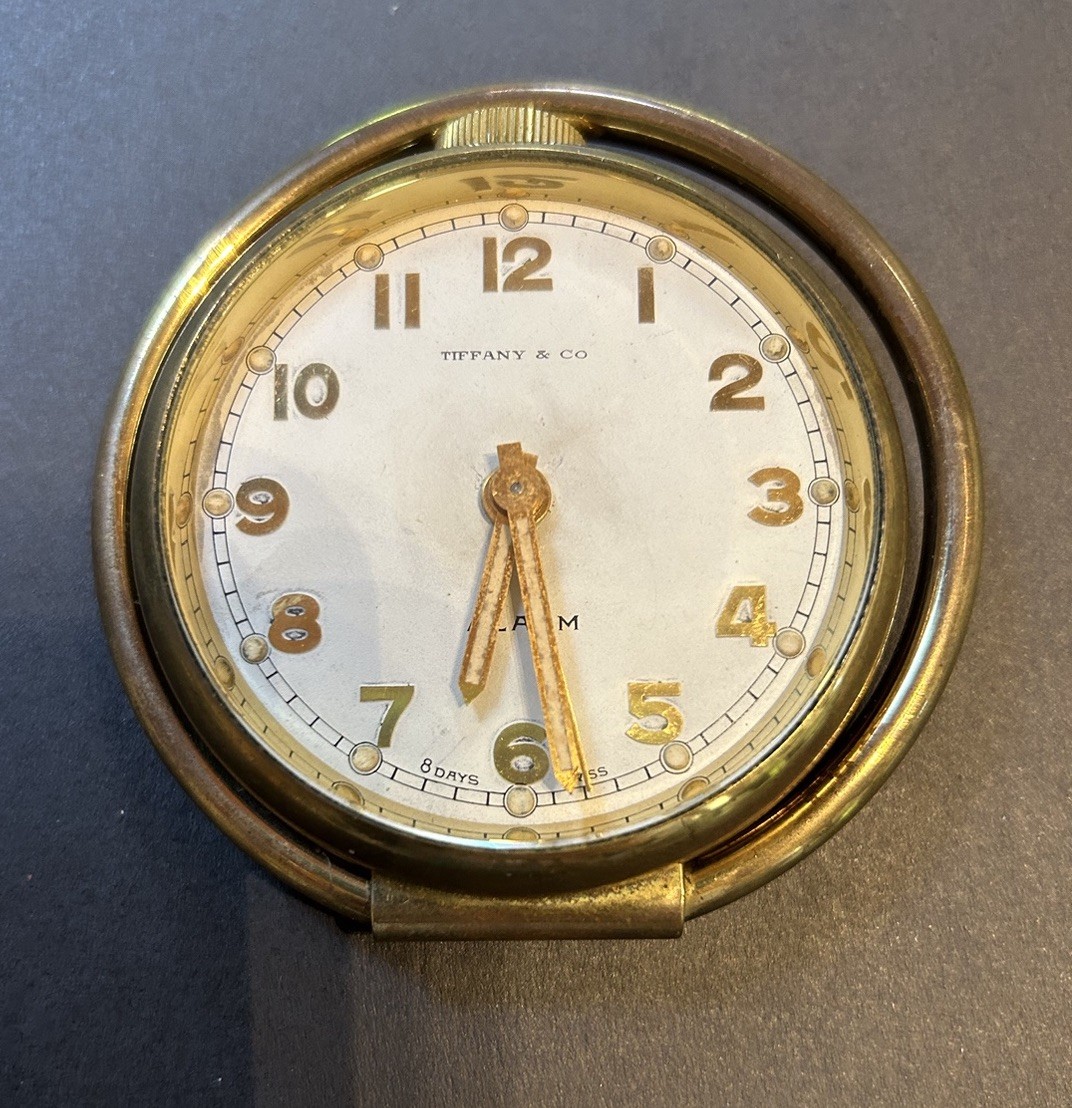 Tiffany & Co Travel 8 Days Alarm Clock | eBay